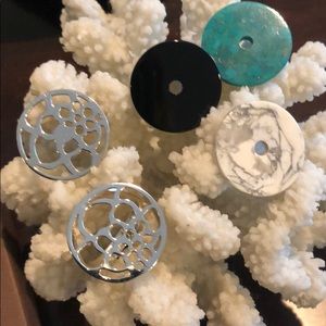 Silpada 4-in-1 Stoned Sterling Silver Ring